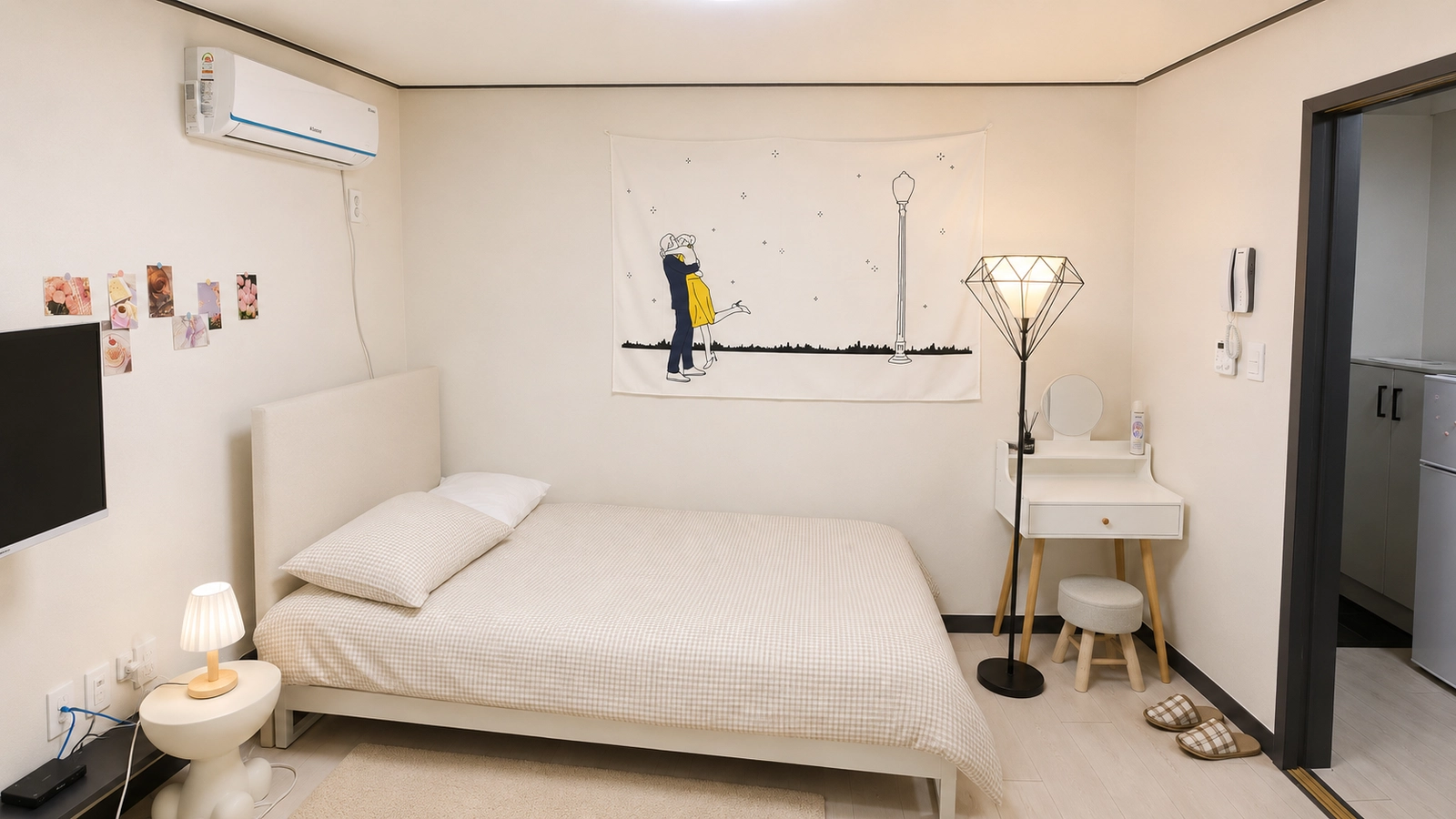 [Seo-gu, Daegu] Seodaegu Station — White stay #new #fully equipped 2