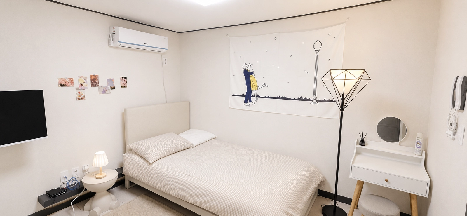 [Seo-gu, Daegu] Seodaegu Station — White stay #new #fully equipped 3