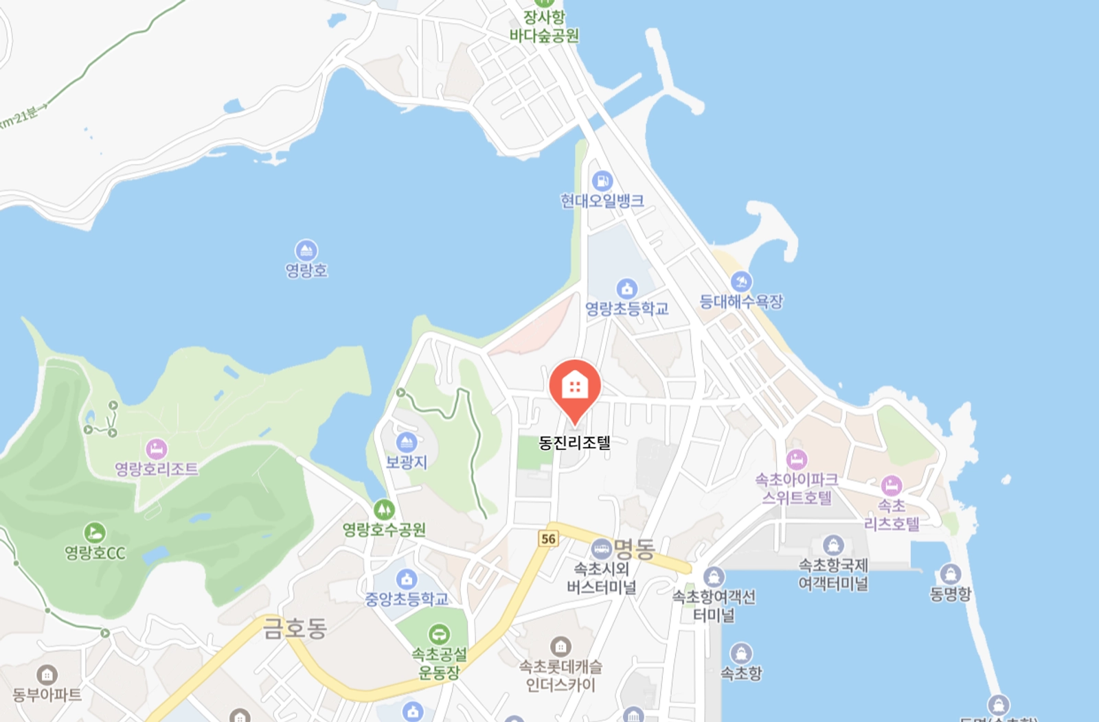 속초 시외버스터미널 5분 동진리조텔 11