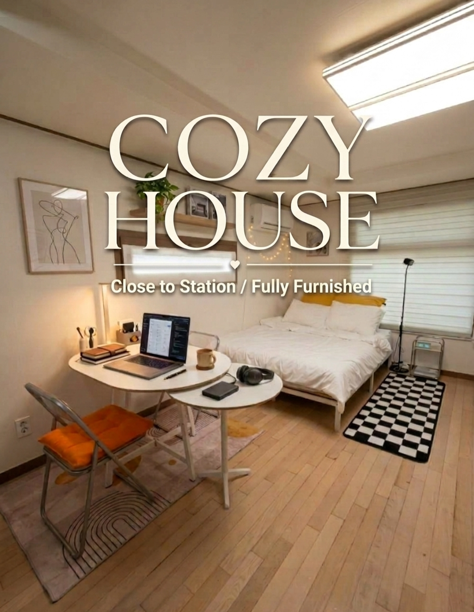 1-min walk to Seolleung Station · Fully furnished